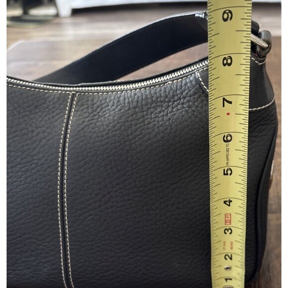 Dooney & Bourke Women's Handbag Purse Black Leather Shoulder Hobo 8 x 11”w-READ! - Picture 9 of 10